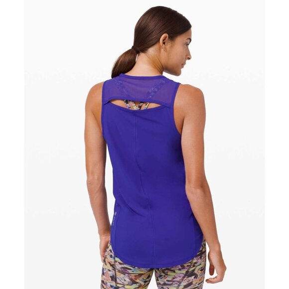 Lululemon Sculpt Tank *SeaWheeze Lazurite Tank Top Small Medium - Picture 2 of 6
